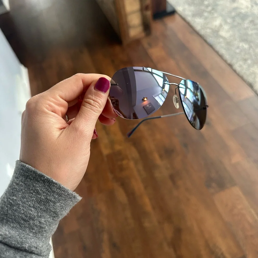 Prada Aviator Sunglasses in Gray with Case - Picture 3 of 7